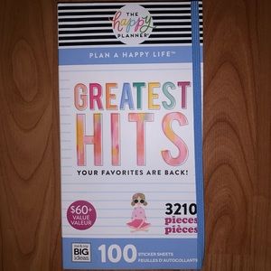 NEW The Happy Planner Greatest Hits Sticker Book